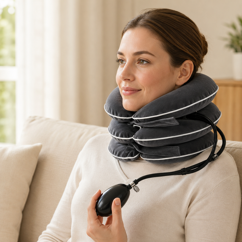 3-Layer Inflatable Cervical Traction Device