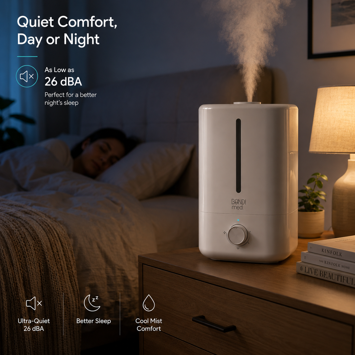 Ultrasonic Cool Mist Humidifier 4.5L